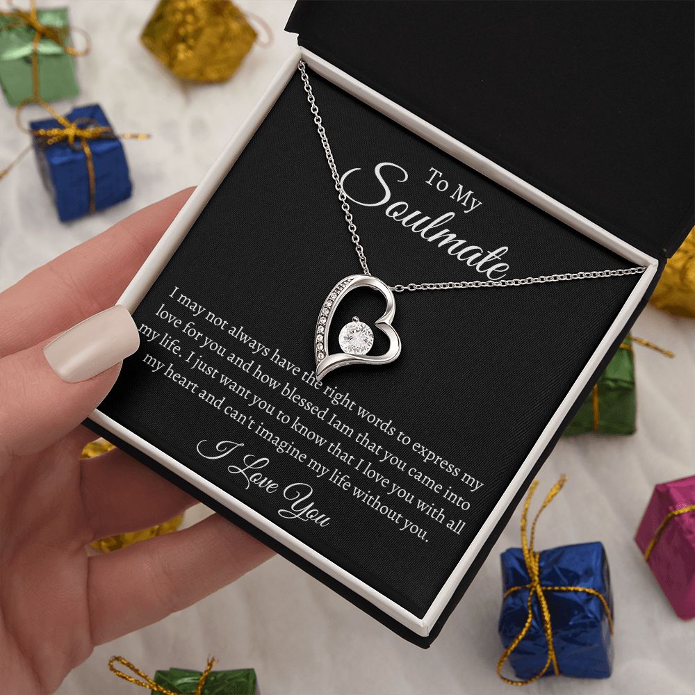 To My Soulmate / Forever Love Necklace