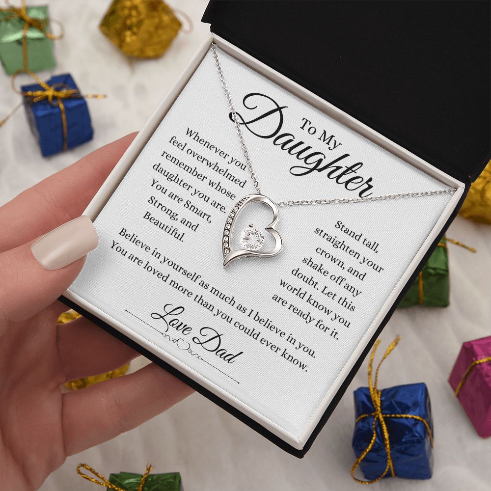 To My Daughter / Forever Love Necklace