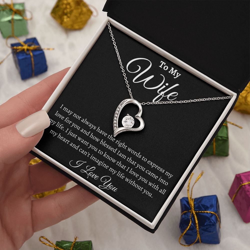 To My Wife / Forever Love Necklace