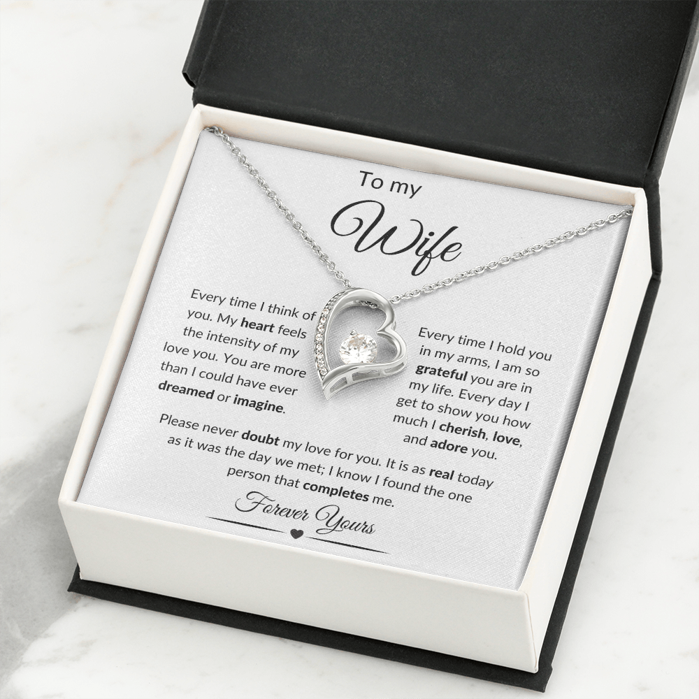 To My Wife / Forever Love Necklace