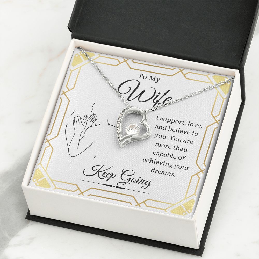 To My Wife / Forever Love Necklace