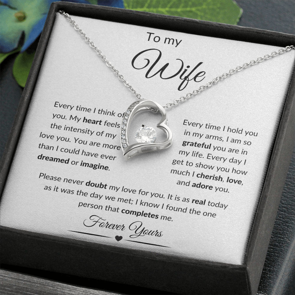 To My Wife / Forever Love Necklace