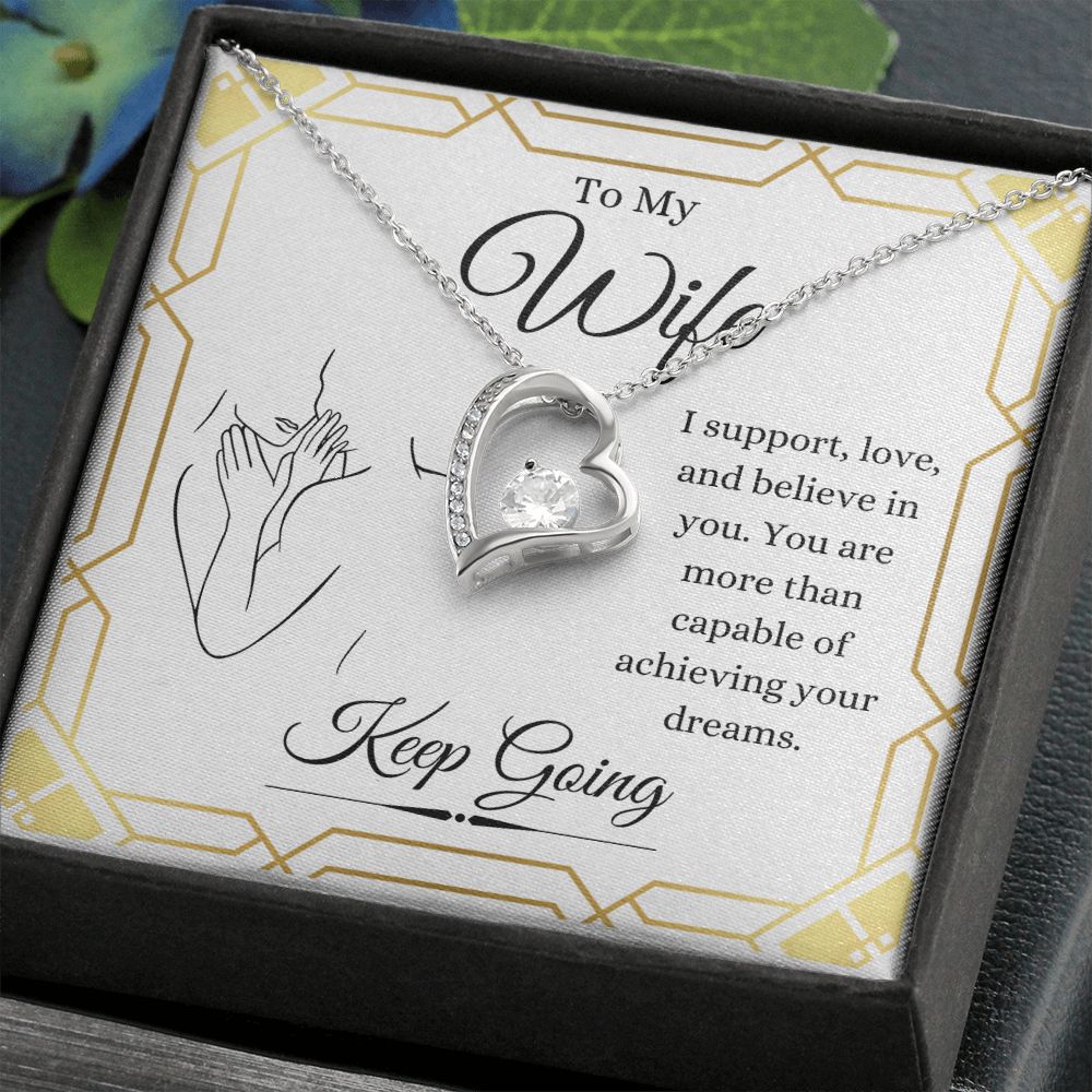To My Wife / Forever Love Necklace