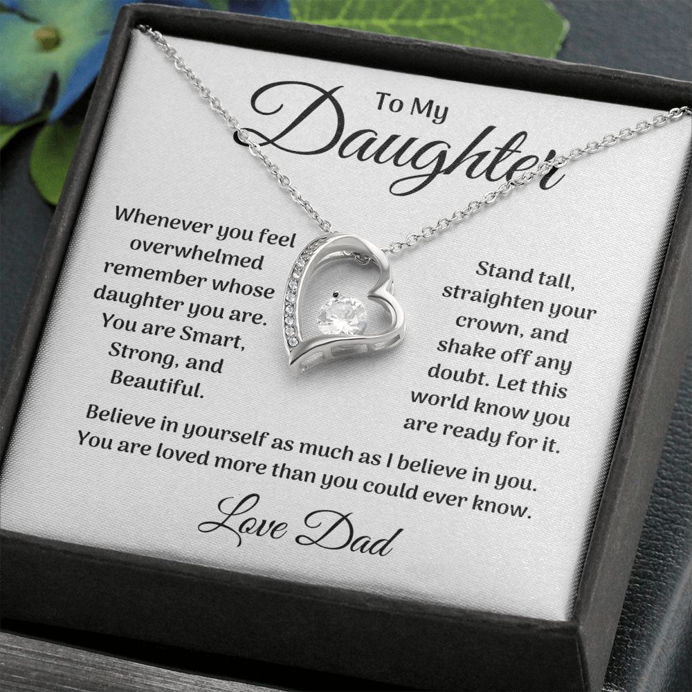To My Daughter / Forever Love Necklace