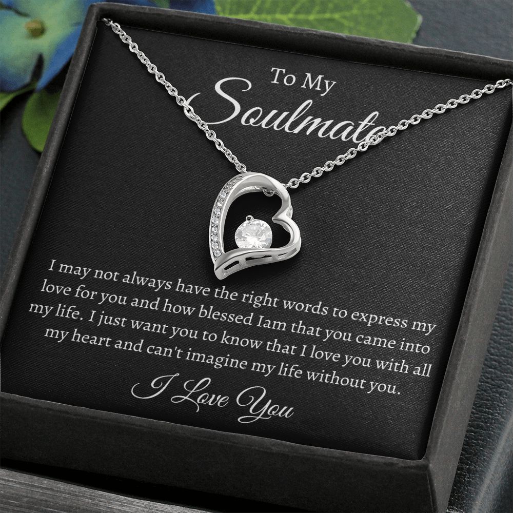 To My Soulmate / Forever Love Necklace