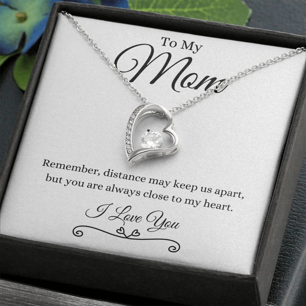 To My Mom / Forever Love Necklace