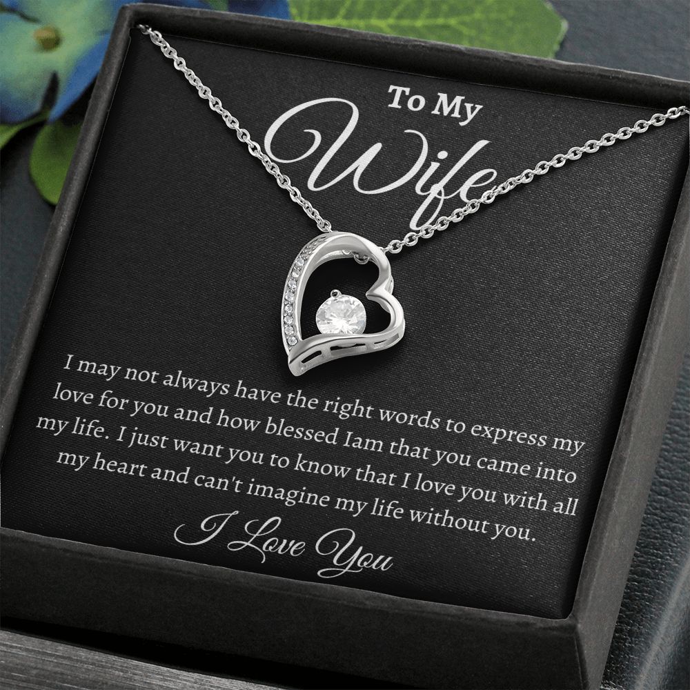 To My Wife / Forever Love Necklace