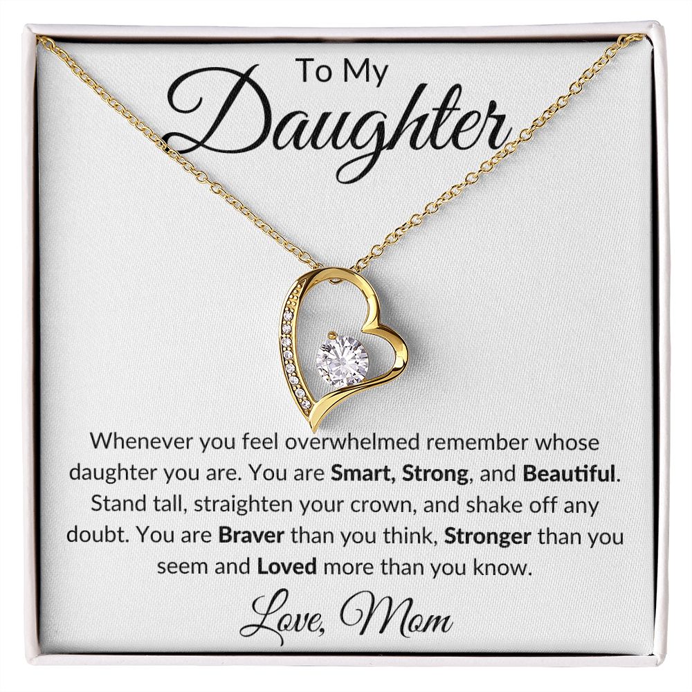 To My Daughter / Forever Love Necklace
