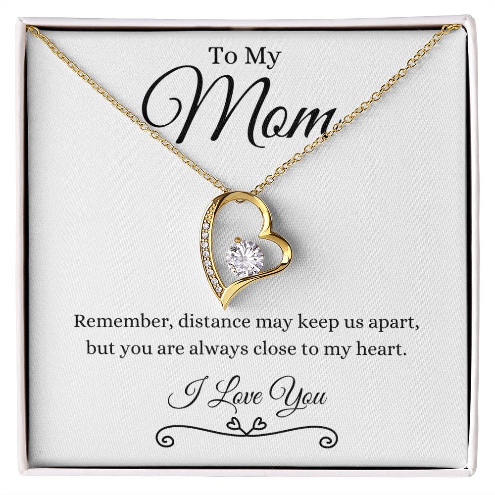 To My Mom / Forever Love Necklace