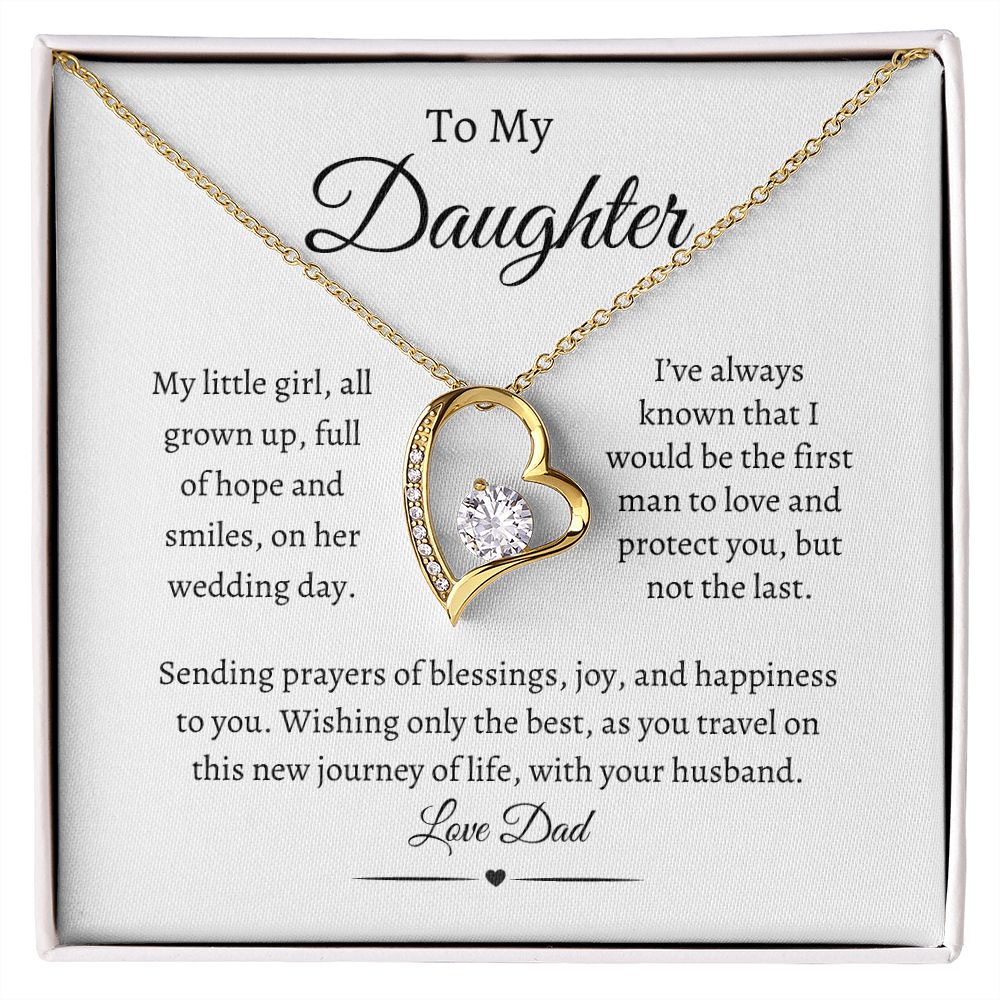 To My Daughter / Forever Love Necklace