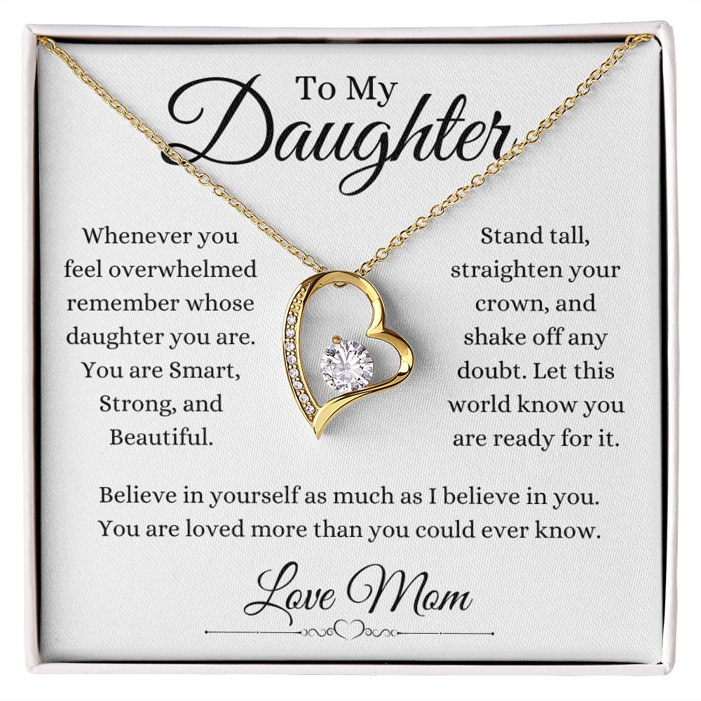 To My Daughter / Forever Love Necklace