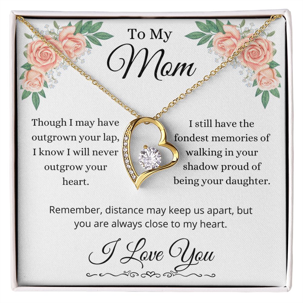 To My Mom / Forever Love Necklace