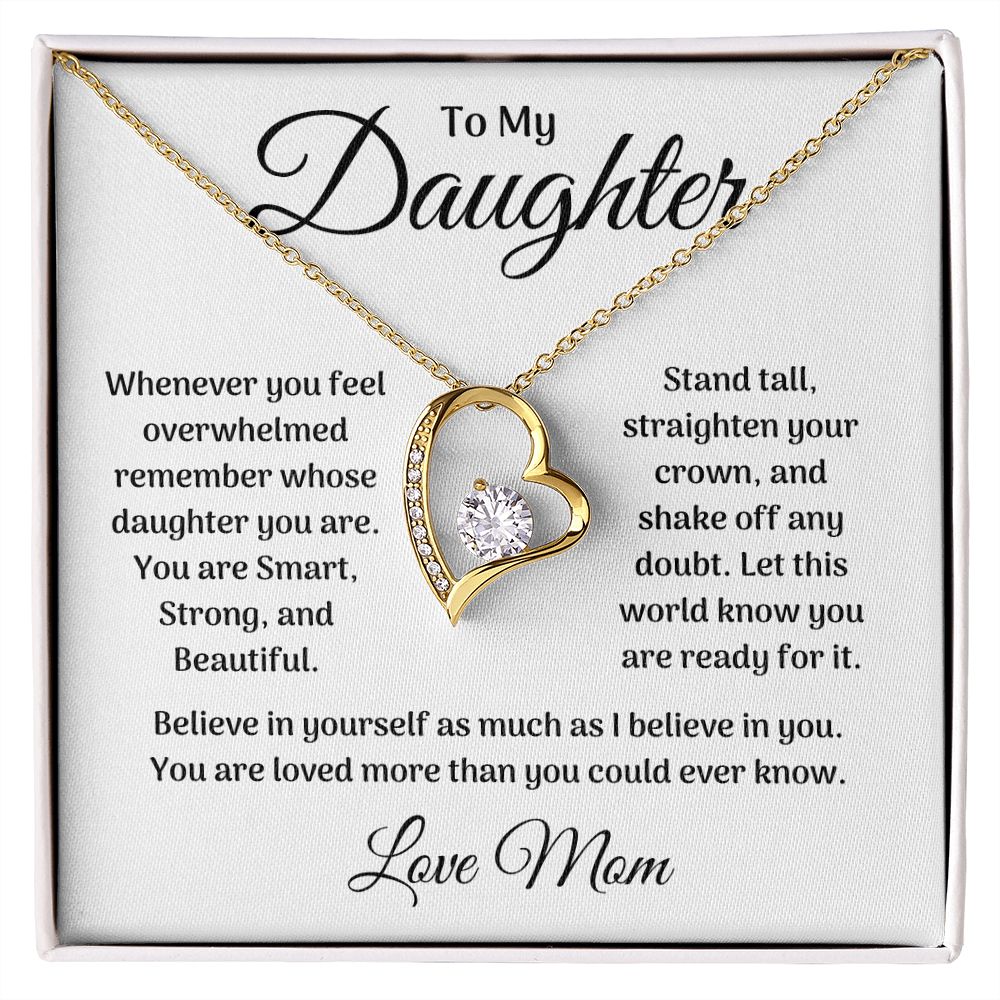To My Daughter / Forever Love Necklace