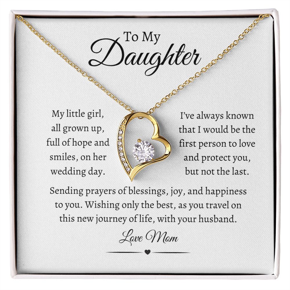 To My Daughter / Forever Love Necklace