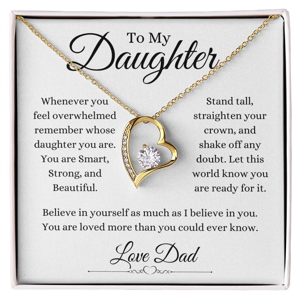 To My Daughter / Forever Love Necklace