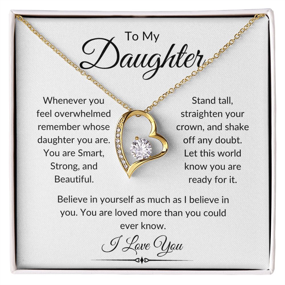 To My Daughter / Forever Love Necklace