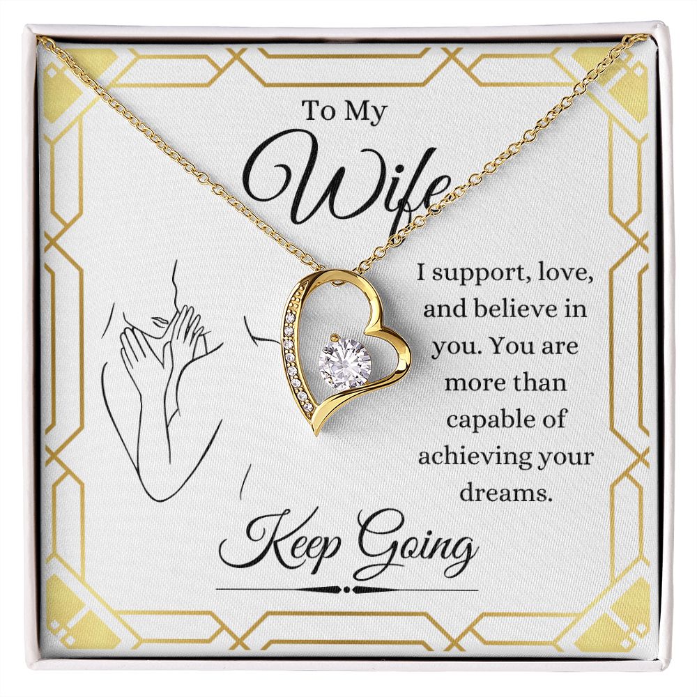 To My Wife / Forever Love Necklace