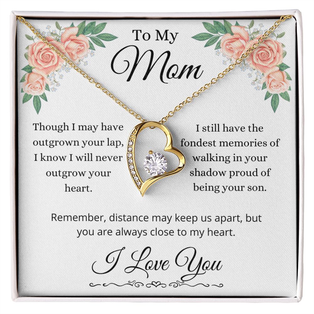 To My Mom / Forever Love Necklace