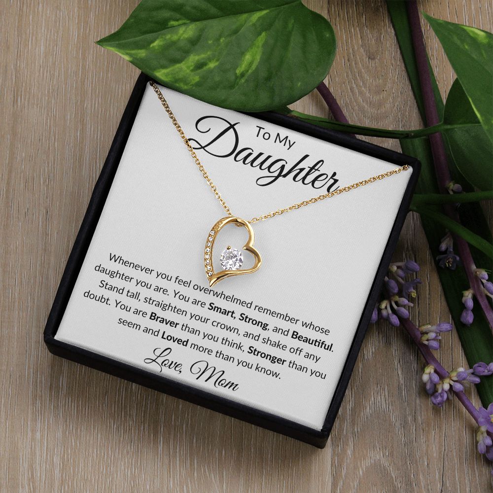 To My Daughter / Forever Love Necklace