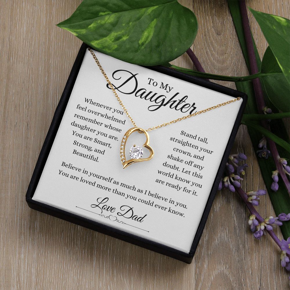 To My Daughter / Forever Love Necklace