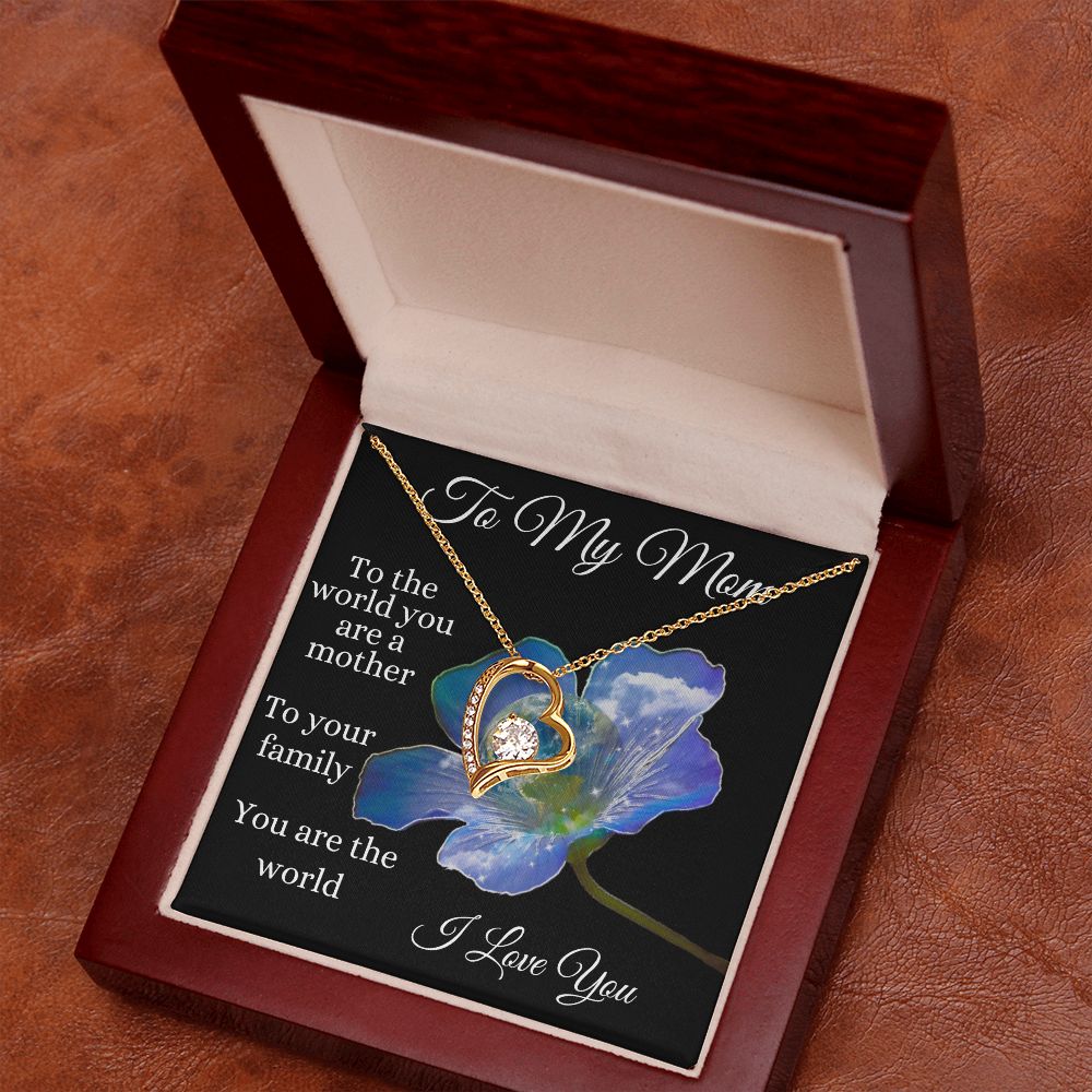 To My Mom / Forever Love Necklace