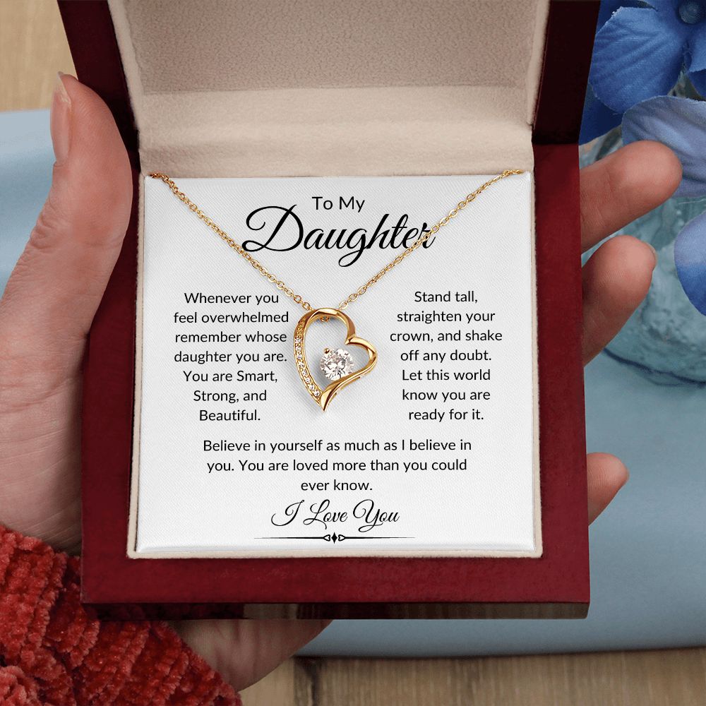 To My Daughter / Forever Love Necklace
