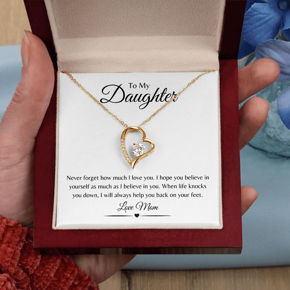 To My Daughter / Forever Love Necklace