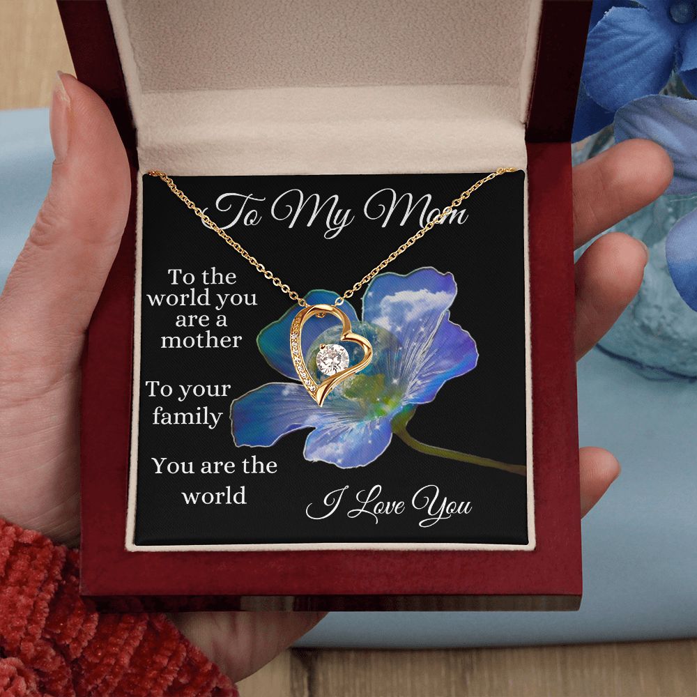 To My Mom / Forever Love Necklace