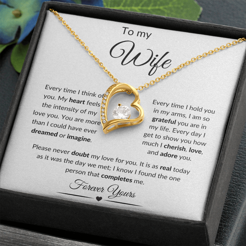 To My Wife / Forever Love Necklace