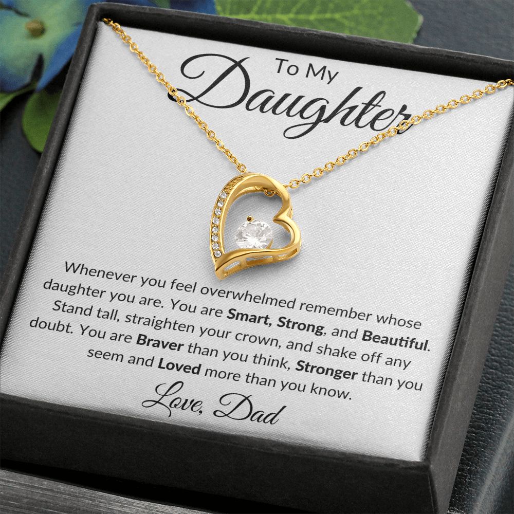To My Daughter / Forever Love Necklace