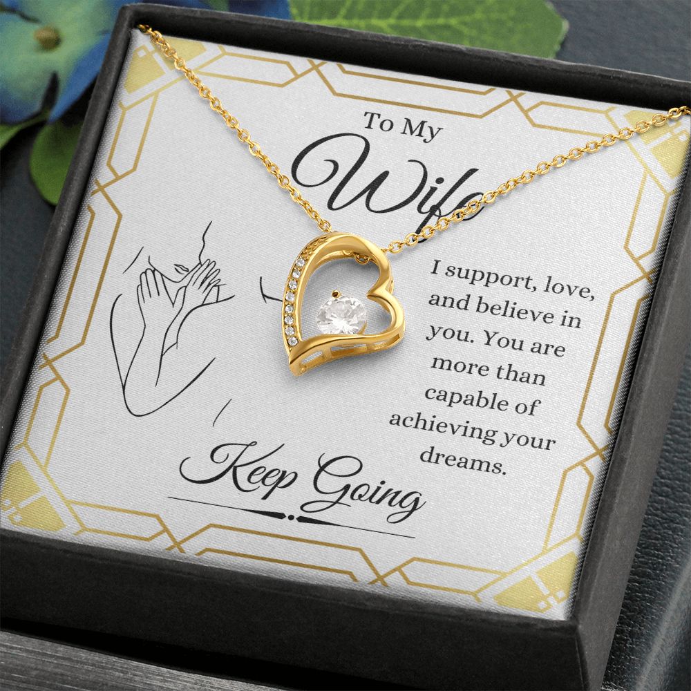 To My Wife / Forever Love Necklace