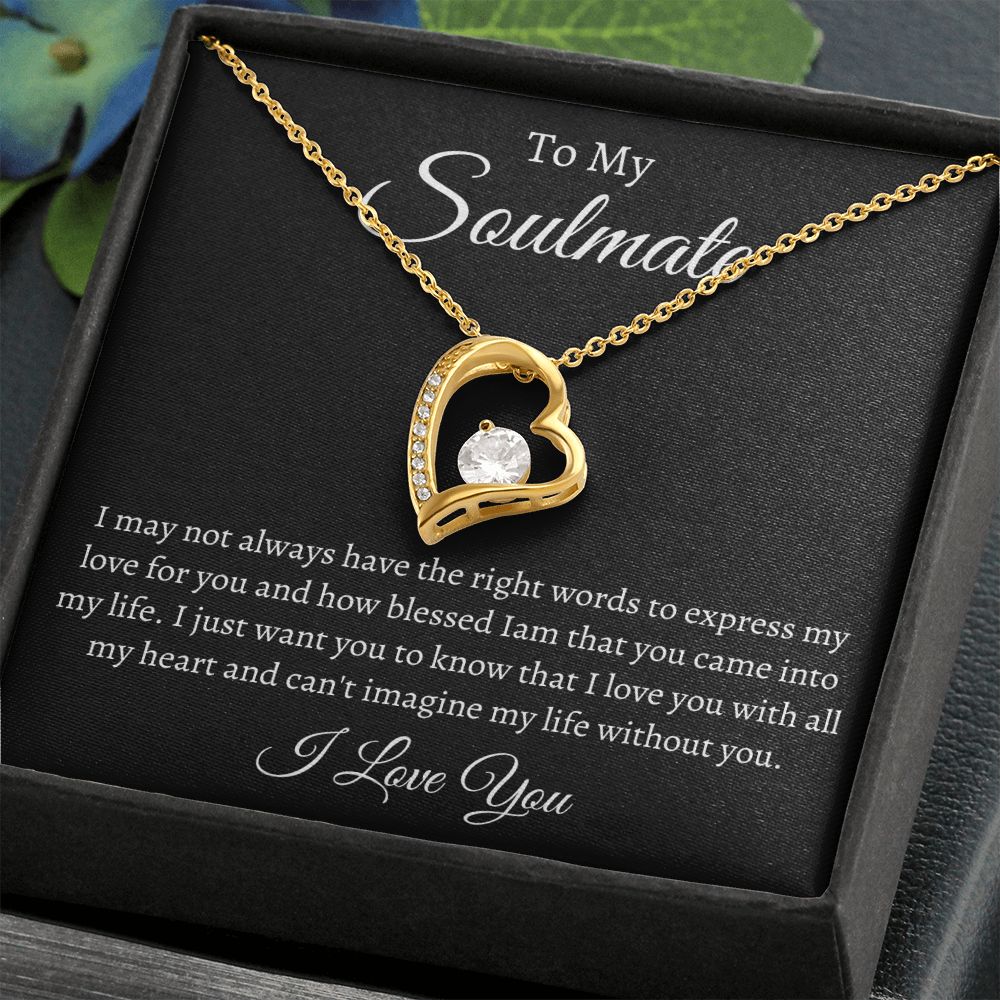 To My Soulmate / Forever Love Necklace