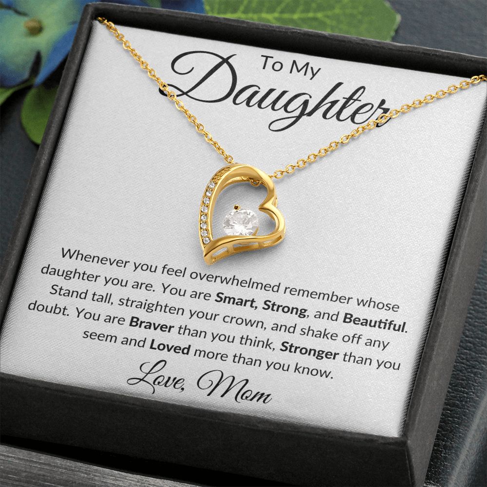 To My Daughter / Forever Love Necklace