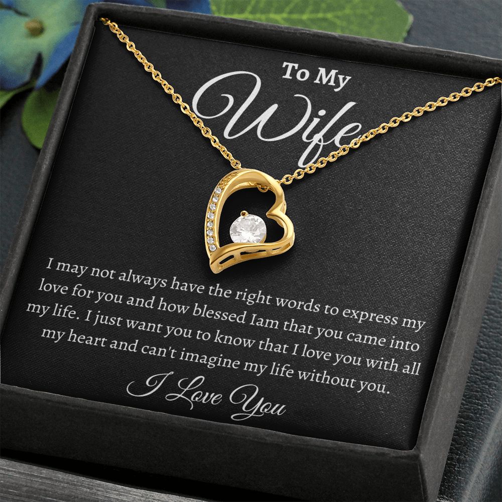 To My Wife / Forever Love Necklace