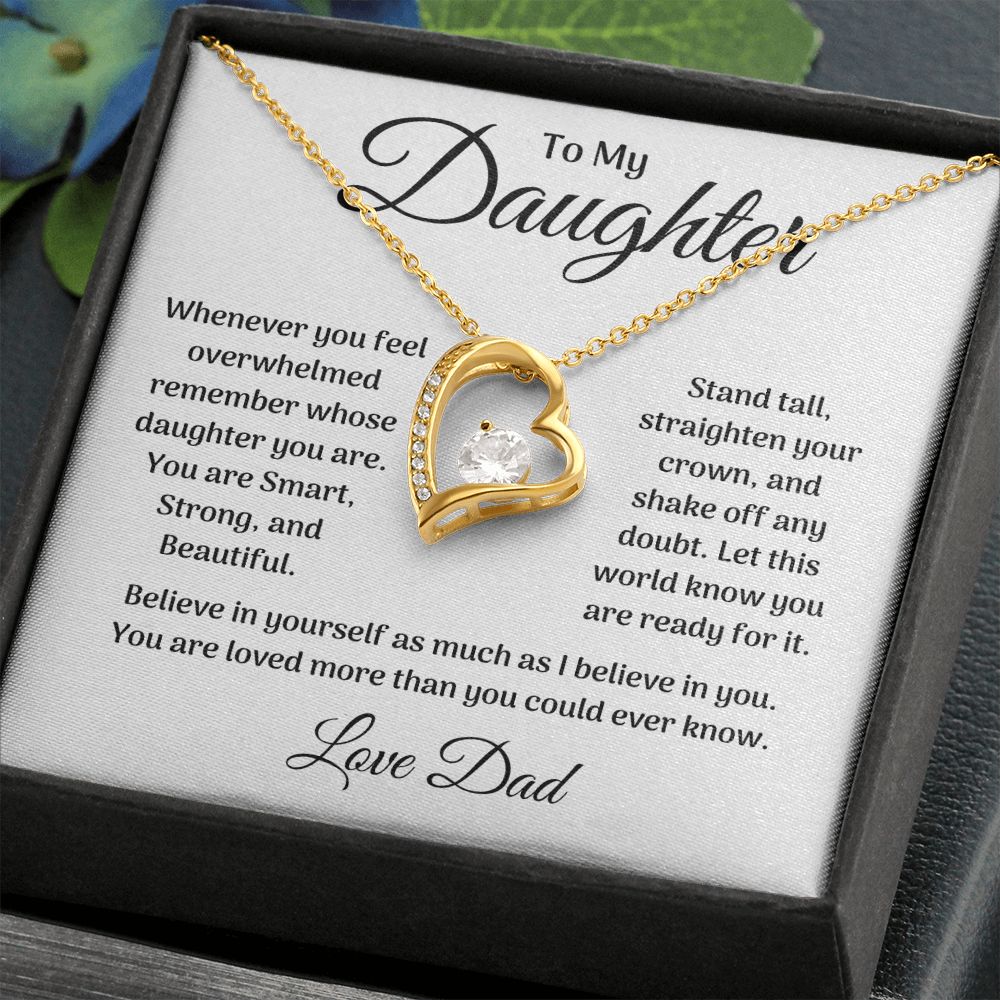 To My Daughter / Forever Love Necklace