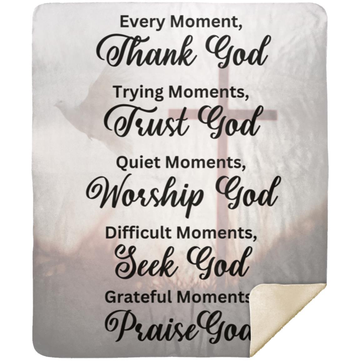 Christian Gifts for Women Inspirational Friendship Gifts Healing Spiritual Throw Blanket with Religious Thoughts and Prayers Birthday Caring Get Well Gifts for Women & Men