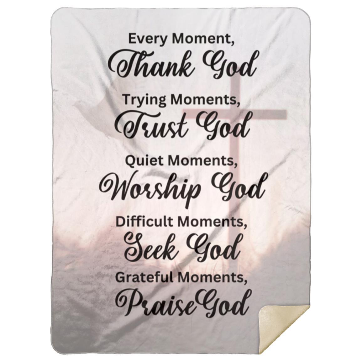 Christian Gifts for Women Inspirational Friendship Gifts Healing Spiritual Throw Blanket with Religious Thoughts and Prayers Birthday Caring Get Well Gifts for Women & Men