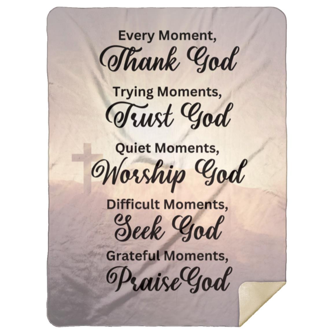 Christian Gifts for Women Inspirational Friendship Gifts Healing Spiritual Throw Blanket with Religious Thoughts and Prayers Birthday Caring Get Well Gifts for Women & Men