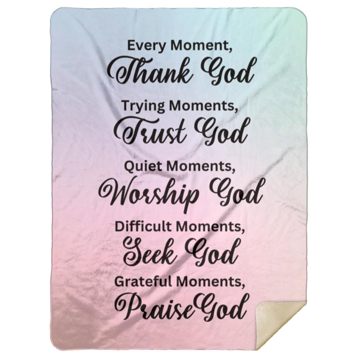 Christian Gifts for Women Inspirational Friendship Gifts Healing Spiritual Throw Blanket with Religious Thoughts and Prayers Birthday Caring Get Well Gifts for Women & Men