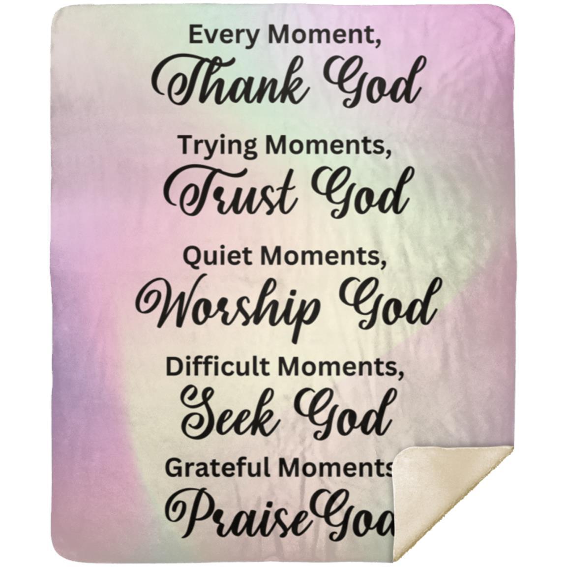 Christian Gifts for Women Inspirational Friendship Gifts Healing Spiritual Throw Blanket with Religious Thoughts and Prayers Birthday Caring Get Well Gifts for Women & Men