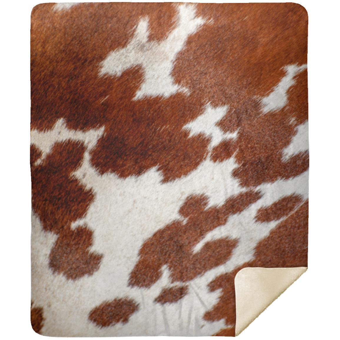 Brown Cute Cow Print Blanket Soft Warm Throw Blanket Fleece Flannel Fuzzy Lightweight Travel Blankets Cozy All-Season Couch Cow Blankets and Throws for Daughter Adults Students Teen Gift