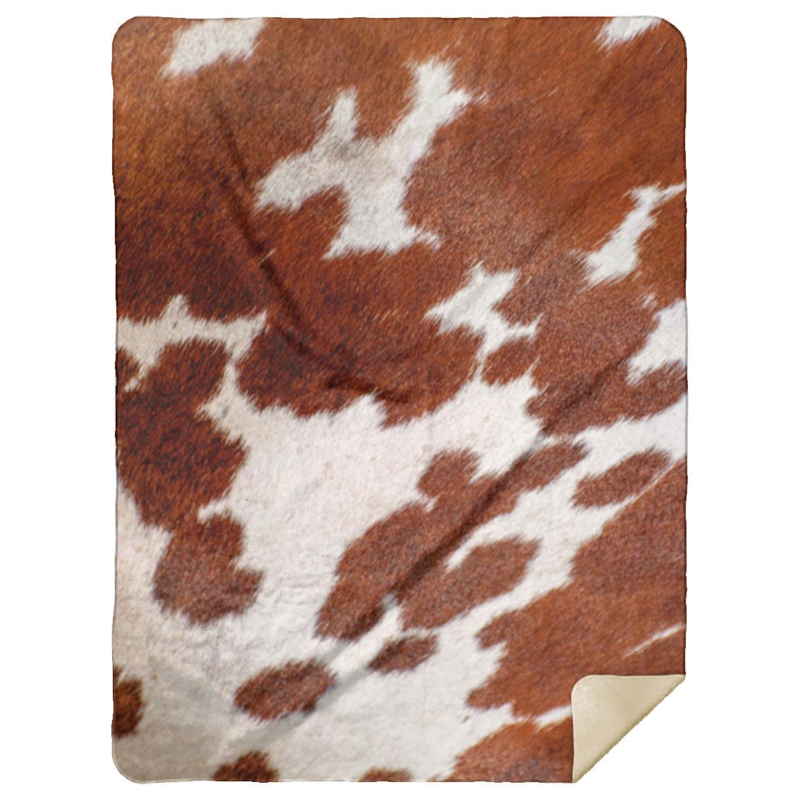 Brown Cute Cow Print Blanket Soft Warm Throw Blanket Fleece Flannel Fuzzy Lightweight Travel Blankets Cozy All-Season Couch Cow Blankets and Throws for Daughter Adults Students Teen Gift