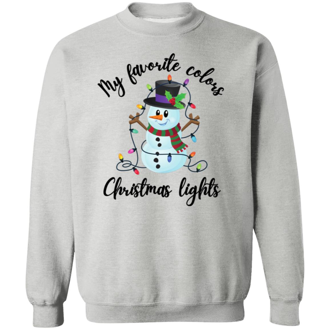 My Favorite Colors Snowman Soft Unisex Sweatshirt