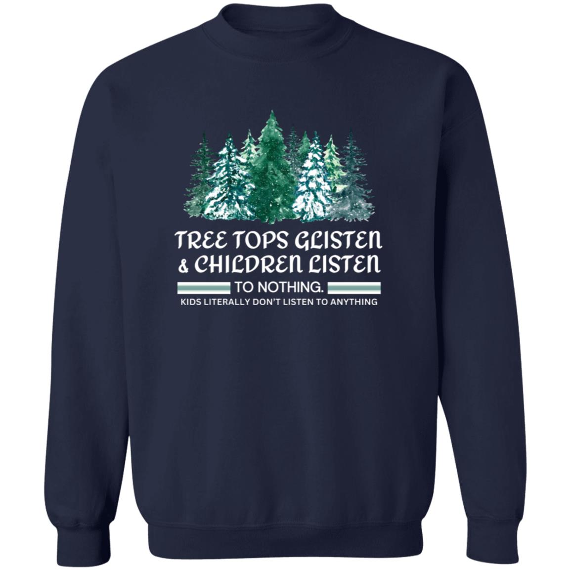 Tree Top Glisten Soft Unisex Pullover Sweatshirt