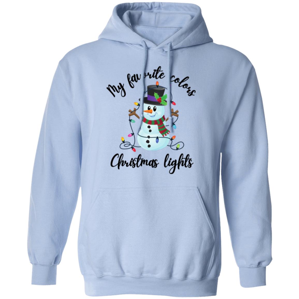 My Favorite Colors Snowman Soft Unisex Hoodie