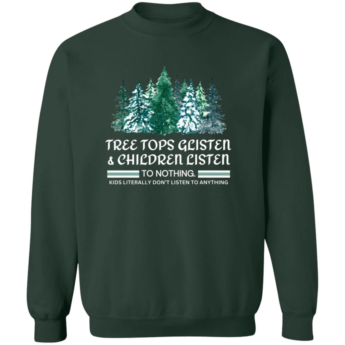 Tree Top Glisten Soft Unisex Pullover Sweatshirt