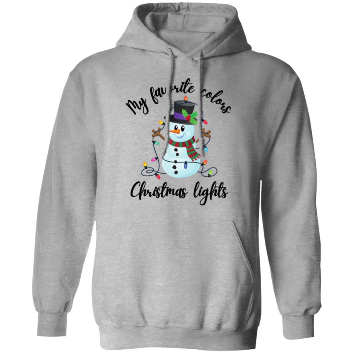 My Favorite Colors Snowman Soft Unisex Hoodie