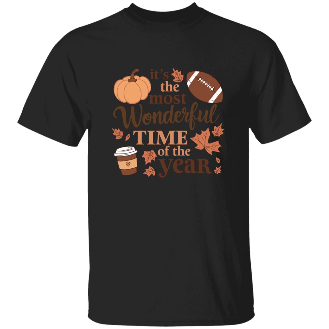 It's The Most Wonderful Time Of The Year Funny Men Women Thanksgiving Football T-Shirt