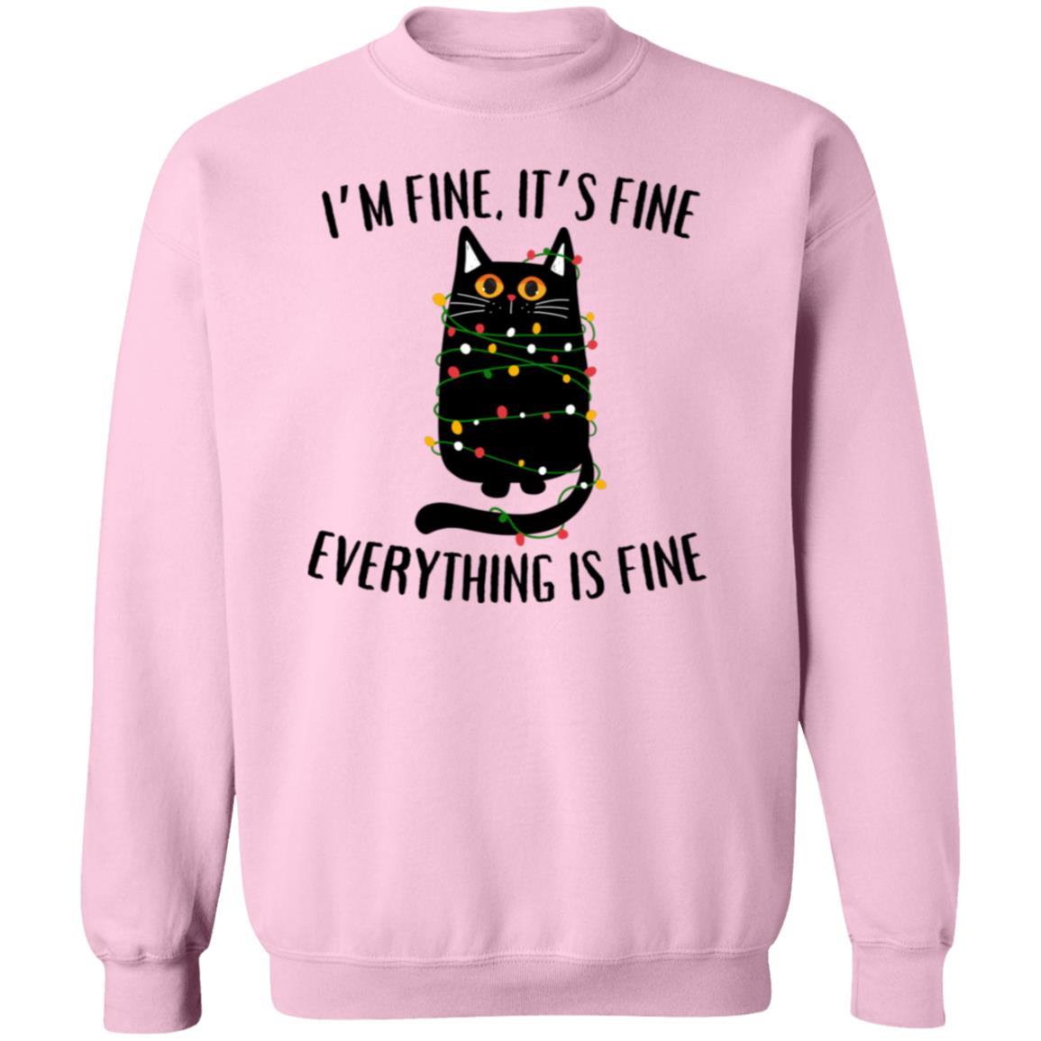 It's Fine, I'm Fine Soft Unisex Pullover Sweatshirt