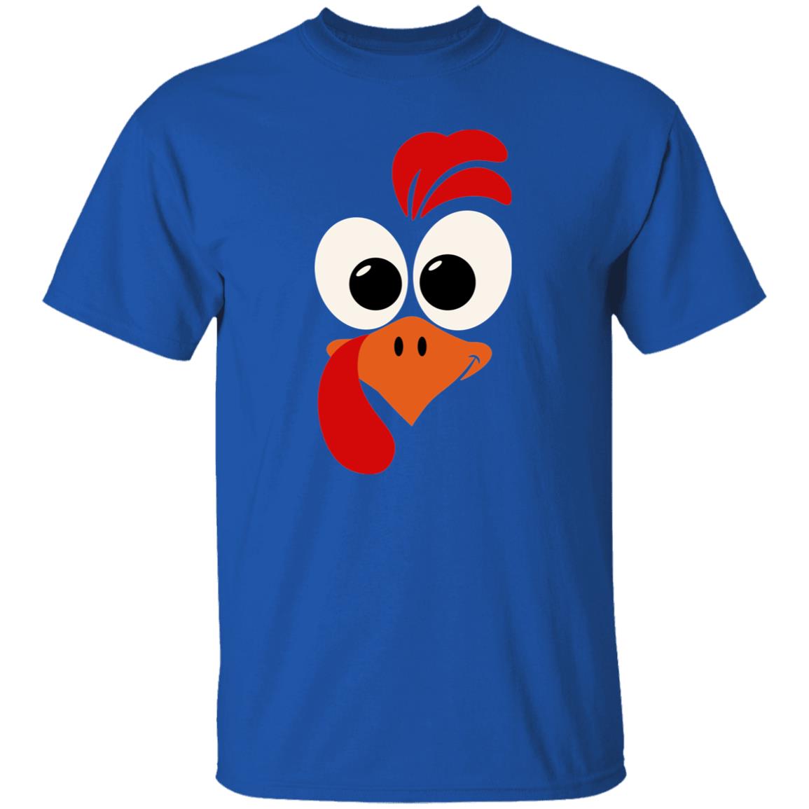 Thanksgiving Turkey Face Costume Funny Unsex T-Shirt